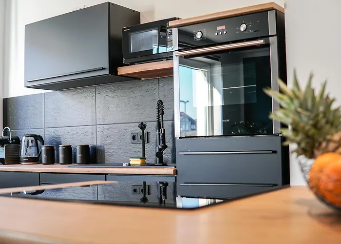 Essenfusion Wasserturm - Innenstadt Nahe Der Messe, Smarttv, Nespresso, Fully Kitchen